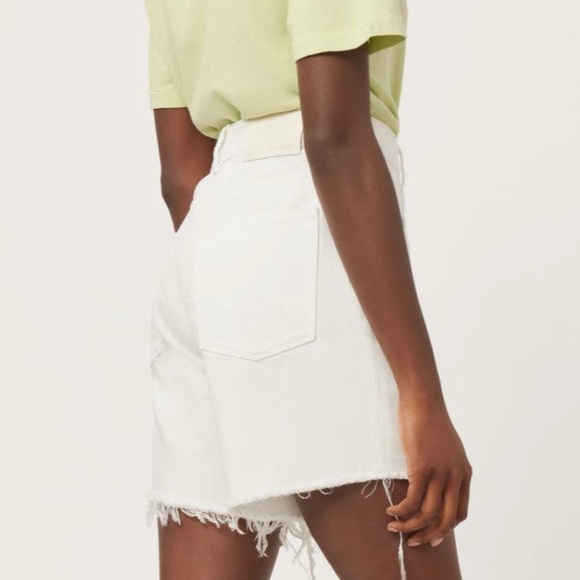 DL1961 White High Waist Denim Shorts NWT - Picture 3 of 3